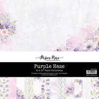 Paper Rose - 12 x 12 Collection Pack - Purple Haze