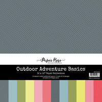 Paper Rose - 12 x 12 Collection Pack - Outdoor Adventure Basics