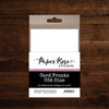 Paper Rose - White Card Fronts - 4 x 5.25 Inches - 40 Pack