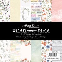 Paper Rose - 6 x 6 Collection Pack - Wildflower Field