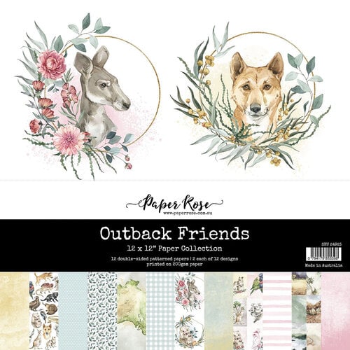 Paper Rose - 12 x 12 Collection Pack - Outback Friends