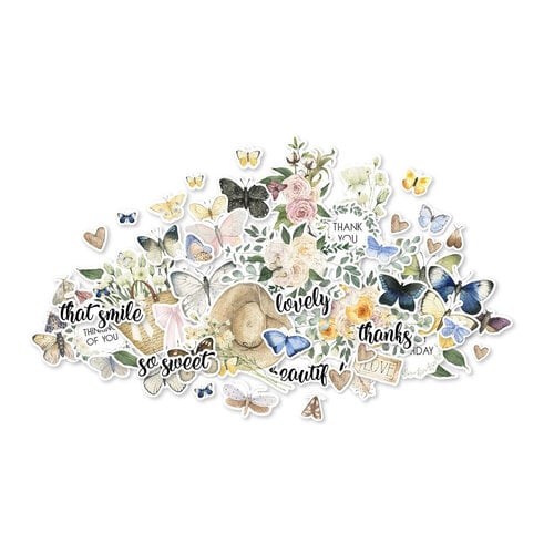 Paper Rose - Die Cuts - Butterfly Garden