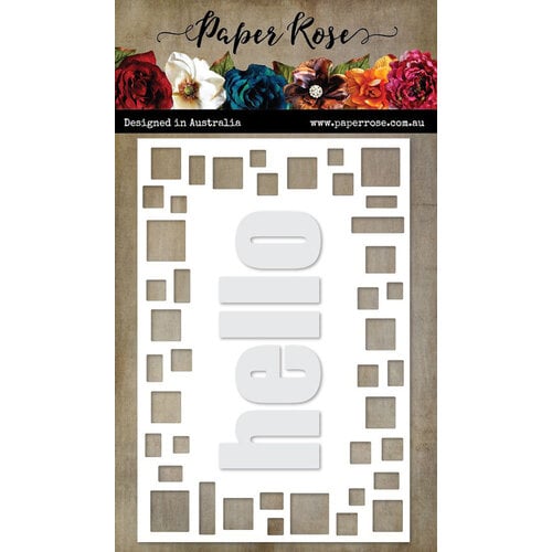 Paper Rose - Dies - Mosaic Frame