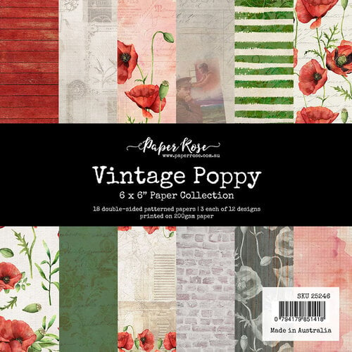 Antique Roses Collection Scrapbook Paper Pack