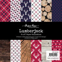 Paper Rose - 6 x 6 Collection Pack - Lumberjack
