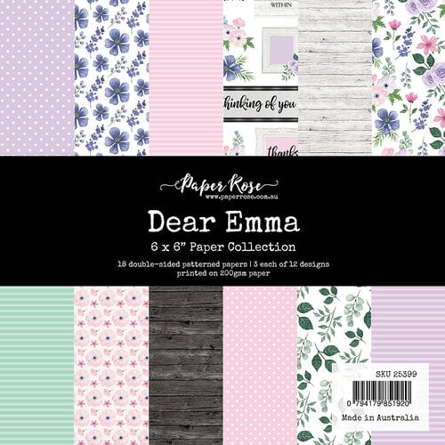 Paper Rose - 6 x 6 Collection Pack - Dear Emma