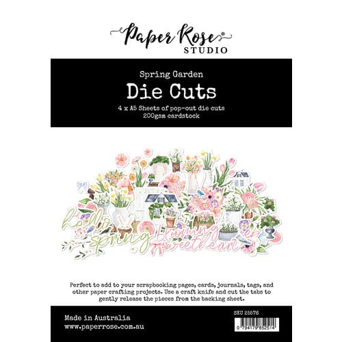 Paper Rose - Die Cuts - Spring Garden