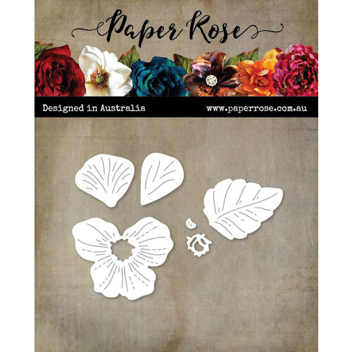 Paper Rose - Dies - Etched Pansy 1