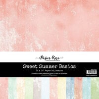 Paper Rose - 12 x 12 Collection Pack - Sweet Summer Basics
