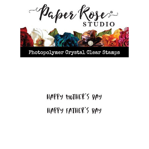 Paper Rose - Clear Photopolymer Stamps - Scribbled Mother