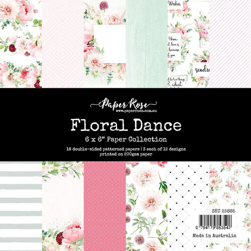 Paper Rose - 6 x 6 Collection Pack - Floral Dance