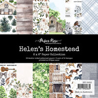 Paper Rose - 6 x 6 Collection Pack - Helen's Homestead