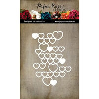 Paper Rose - Dies - Heart Stack Texture