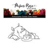 Paper Rose - Clear Photopolymer Stamps - Rhonda The Rhino