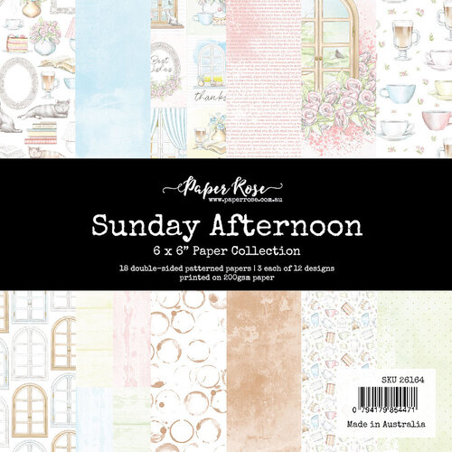 Paper Rose - 6 x 6 Collection Pack - Sunday Afternoon