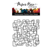 Paper Rose - Clear Photopolymer Stamps - Doodle Square Large