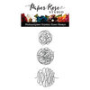 Paper Rose - Clear Photopolymer Stamps - Scribble Circle Trio