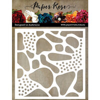 Paper Rose - 6 x 6 Stencils - Abstract