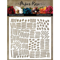 Paper Rose - 6 x 6 Stencils - Abstract Contrast