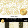 Paper Rose - 12 x 12 Collection Pack- Urban Garden - Gold