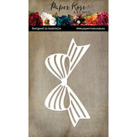 Paper Rose - Dies - Striped Bow - Large