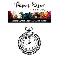 Paper Rose - Clear Photopolymer Stamps - Vintage Watch