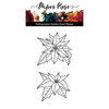 Paper Rose - Christmas - Clear Photopolymer Stamps - Poinsettia Duo