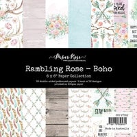 Paper Rose - 6 x 6 Collection Pack - Rambling Rose - Boho