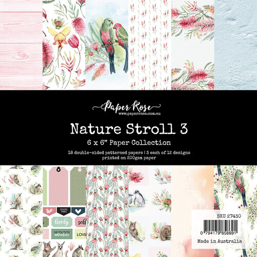 Paper Rose - 6 x 6 Collection Pack - Nature Stroll 3