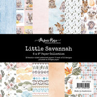 Paper Rose - 6 x 6 Collection Pack - Little Savannah