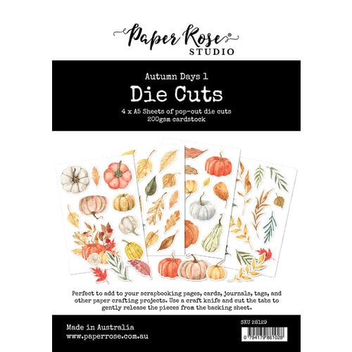 Paper Rose - Die Cuts - Autumn Days 1