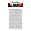 Paper Rose - Clear Photopolymer Stamps - Text Background