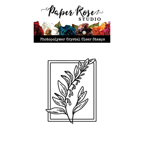Paper Rose - Clear Photopolymer Stamps - Floral Frame 1