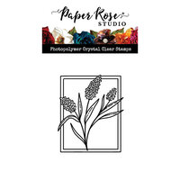 Paper Rose - Clear Photopolymer Stamps - Floral Frame 3