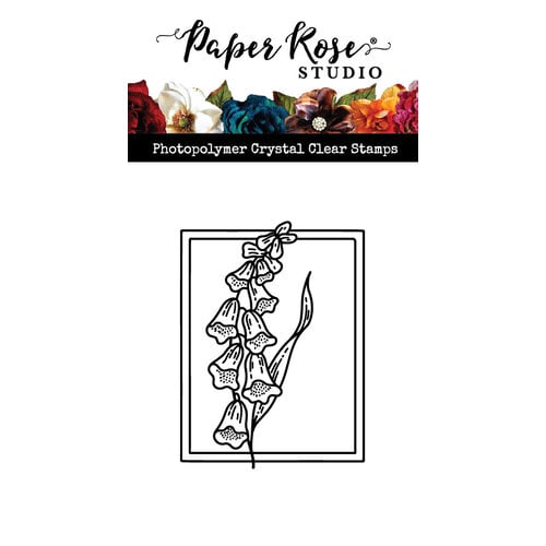 Paper Rose - Clear Photopolymer Stamps - Floral Frame 6
