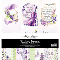 Paper Rose - 12 x 12 Collection Pack - Violet Dream