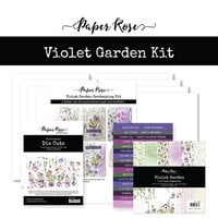 Paper Rose - Cardmaking Kit - Violet Garden