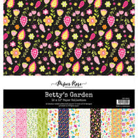 Paper Rose - 12 x 12 Collection Pack - Betty's Garden