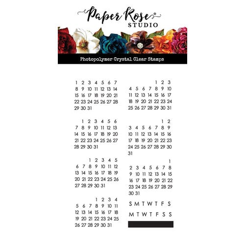 Paper Rose Studio Mini Calendar Crator