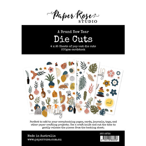 Paper Rose - Die Cuts - A Brand New Year