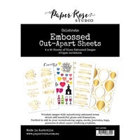 Paper Rose - Embossed Cut-Apart Sheets - Celebrate