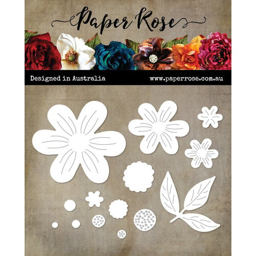Paper Rose - Dies - Etched Blooms 3