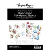 Paper Rose - Embossed Cut-Apart Sheets - Mediterranean Summer