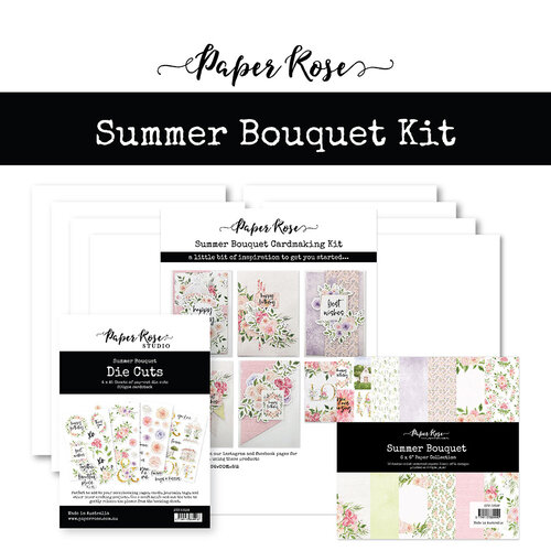 Paper Rose - Cardmaking Kit - Summer Bouquet