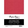 Paper Rose - A5 Shimmer Cardstock - Christmas Red - 10 Pack
