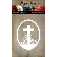Paper Rose - Dies - Layered Oval With Cross