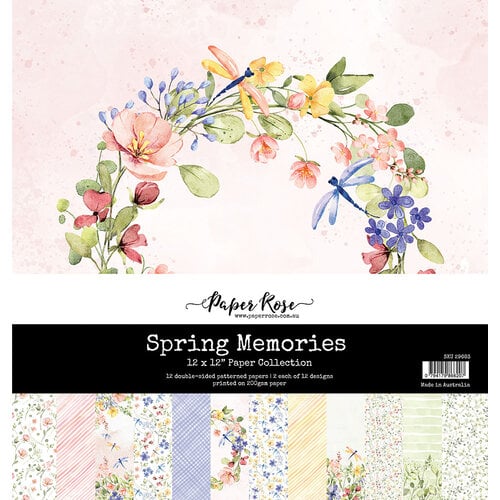 Paper Rose - 12 x 12 Collection Pack - Spring Memories