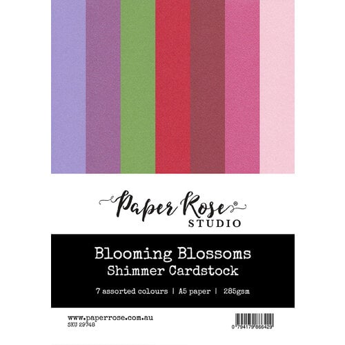 Paper Rose Studio Blooming Blossoms Shimmer cardstock