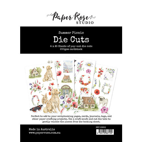 Paper Rose - Die Cuts - Summer Picnic