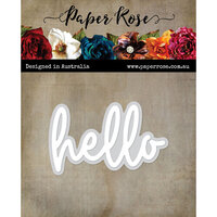 Paper Rose - Dies - Hello - 2 Piece Set